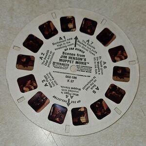 View Master Stereo Reel Jim Henson's Muppet Movie Reel A And C Vintage